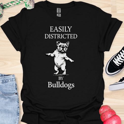 Easily distracted by bulldogs - V6 - Dancing T-Shirt
